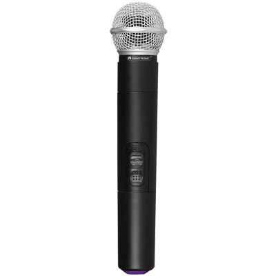 Microphone à main Omnitronic UHF-E Série - 518,7MHz - Publicité Microphone à main Omnitronic UHF-E Série - 518,7MHz - Publicité