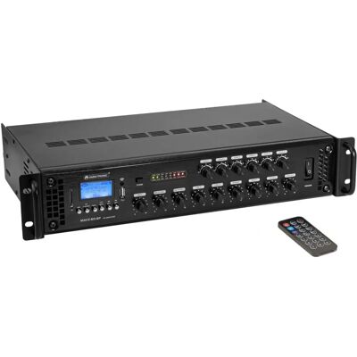 Amplificador mezclador PA Omnitronic MAVZ-60.6P - 6 Zonas Bluetooth Amplificador mezclador PA Omnitronic MAVZ-60.6P - 6 Zonas Bluetooth