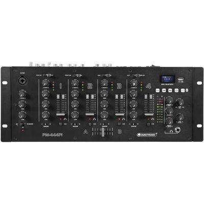 Omnitronic PM-444Pi DJ-mikser - Bluetooth & USB Omnitronic PM-444Pi DJ-mikser - Bluetooth & USB