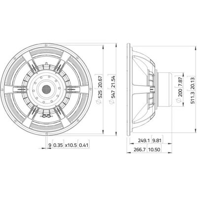 Lavoce SAN216.00iP Subwoofer 21" - Driver Aluminium Néodyme - Publicité Lavoce SAN216.00iP Subwoofer 21" - Driver Aluminium Néodyme - Publicité