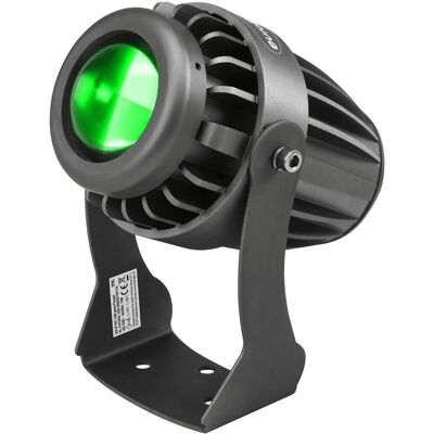 EuroLite LED IP PST-10W Grün - Kompakter Außen-LED-Pinspot - IP65 EuroLite LED IP PST-10W Grün - Kompakter Außen-LED-Pinspot - IP65
