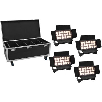 EUROLITE Kabelloses RGBW LED Wash Light – IP65, 18x10W, Akku EUROLITE Kabelloses RGBW LED Wash Light – IP65, 18x10W, Akku