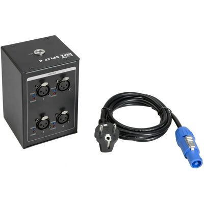 Eurolite DMX Split 4 Mini Splitter - Zuverlässige DMX512-Signalausgabe Eurolite DMX Split 4 Mini Splitter - Zuverlässige DMX512-Signalausgabe