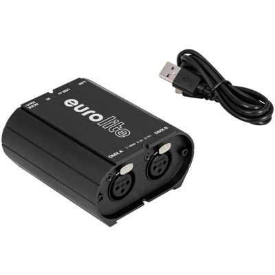 Eurolite USB/LAN DMX Schnittstelle - 1024 Kanäle Eurolite USB/LAN DMX Schnittstelle - 1024 Kanäle