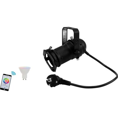 EuroLite Modell PAR-16 Schwarz WiFi Lichtset EuroLite Modell PAR-16 Schwarz WiFi Lichtset