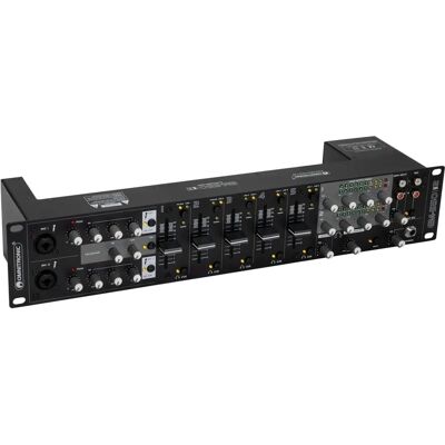 Omnitronic EM-550B MK2 Entertainment Mixer - 5+2-kanals rack-mixer Omnitronic EM-550B MK2 Entertainment Mixer - 5+2-kanals rack-mixer