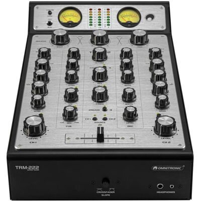 Omnitronic TRM-222 Rotary DJ-Mixer - 2 kanaler Omnitronic TRM-222 Rotary DJ-Mixer - 2 kanaler