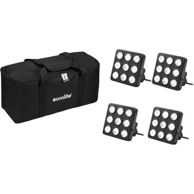 EUROLITE Set 4x LED Party Panel RGB+UV - LED Bühnenlicht EUROLITE Set 4x LED Party Panel RGB+UV - LED Bühnenlicht