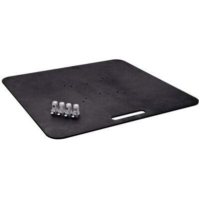 Alutruss BP-40MS 80x80 Sort - Bundplade til mobil brug Alutruss BP-40MS 80x80 Sort - Bundplade til mobil brug