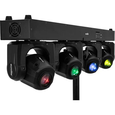 Eurolite TMH-S120 LED Lichtanlage - 4 Moving Heads - RGB Eurolite TMH-S120 LED Lichtanlage - 4 Moving Heads - RGB