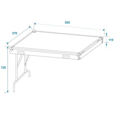 Roadinger WDS-2 Universal-Schubladen-Case - Robuster Aufbewahrungskoffer Roadinger WDS-2 Universal-Schubladen-Case - Robuster Aufbewahrungskoffer