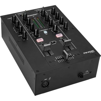 Omnitronic PM-202F DJ Mixer / Player - 2 Kanaler Omnitronic PM-202F DJ Mixer / Player - 2 Kanaler