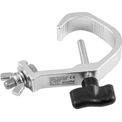 Eurolite TH-22 Theaterhaken - 50mm Rohr - Silber Eurolite TH-22 Theaterhaken - 50mm Rohr - Silber
