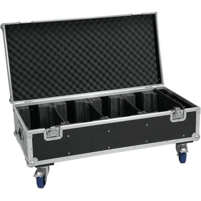 Eurolite PLL-576 Flightcase - 4Fächer, Schwarz, mit Rollen Eurolite PLL-576 Flightcase - 4Fächer, Schwarz, mit Rollen