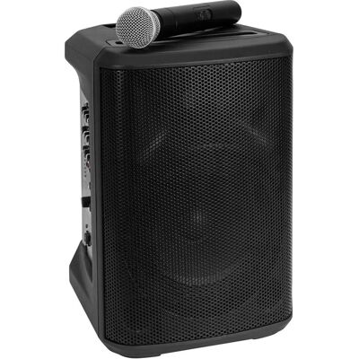 OMNITRONIC Tragbares Drahtloses PA-System mit Mikrofon & Tasche - 8" Bluetooth Lautsprecher OMNITRONIC Tragbares Drahtloses PA-System mit Mikrofon & Tasche - 8" Bluetooth Lautsprecher