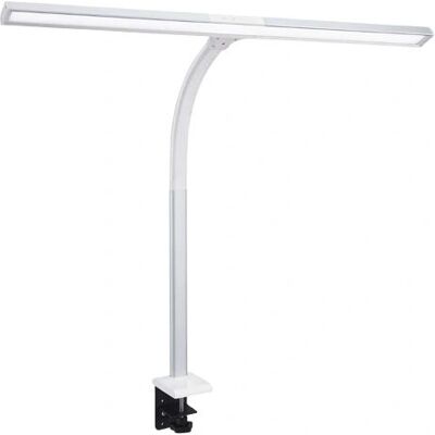 FeinTech LTL00320E Silber Weiß LED Schreibtischlampe - Tischleuchte FeinTech LTL00320E Silber Weiß LED Schreibtischlampe - Tischleuchte