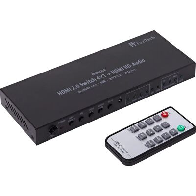 FeinTech VSW04202 HDMI 2.0 Switch 4x1 HDR 4K - HDMI Switch FeinTech VSW04202 HDMI 2.0 Switch 4x1 HDR 4K - HDMI Switch