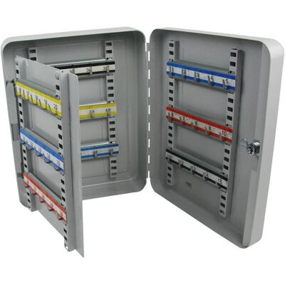BASI Sleutelkluis SK 50 - 45 Haken, Staal, Vergrendelbaar BASI Sleutelkluis SK 50 - 45 Haken, Staal, Vergrendelbaar