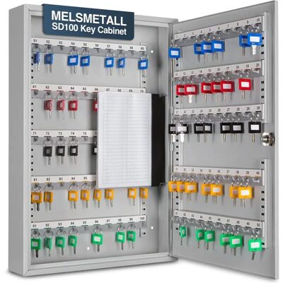 BASI SS 100 PZ Schlüsselbox - 200 Haken, Stahl, Verschließbar BASI SS 100 PZ Schlüsselbox - 200 Haken, Stahl, Verschließbar