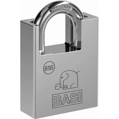 Basi 6160-5000 Vorhängeschloss - 50mm Silber Schlüssel Basi 6160-5000 Vorhängeschloss - 50mm Silber Schlüssel