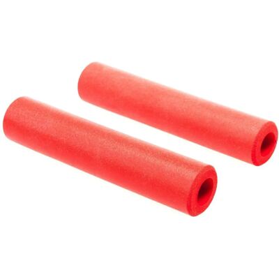 Chwyty Voxom GR2 130mm Czerwone w Silikonie do Roweru - Komfort i Tłumienie wstrząsów Chwyty Voxom GR2 130mm Czerwone w Silikonie do Roweru - Komfort i Tłumienie wstrząsów
