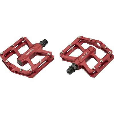 Pedali Mountain Bike Voxom Pe16 Rosso - Componenti MTB Pedali Mountain Bike Voxom Pe16 Rosso - Componenti MTB