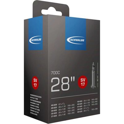 Chambre à air Schwalbe 28/45 Valve Presta - Route Chambre à air Schwalbe 28/45 Valve Presta - Route