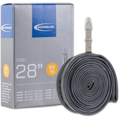 Schwalbe DV 15 Fahrradschlauch - 27/28 Zoll, Schwarz, Holländisches Ventil Schwalbe DV 15 Fahrradschlauch - 27/28 Zoll, Schwarz, Holländisches Ventil