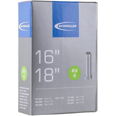 Câmara de ar Schwalbe 16"-18" - Bicicleta dobrável - Preto - Schrader Câmara de ar Schwalbe 16"-18" - Bicicleta dobrável - Preto - Schrader