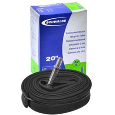 Schwalbe Model - Duurzame fiets binnenband met Presta/Schrader ventiel - 20" Schwalbe Model - Duurzame fiets binnenband met Presta/Schrader ventiel - 20"