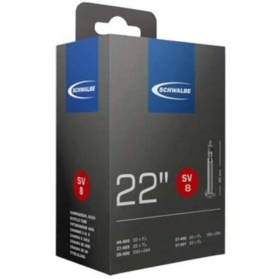 Schwalbe SV 8 Sisäkumi - 22X1 3/8 - Musta Schwalbe SV 8 Sisäkumi - 22X1 3/8 - Musta