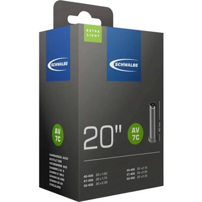 Wewnętrzna dętka Schwalbe SV 7C - 20 cali - Lekka Wewnętrzna dętka Schwalbe SV 7C - 20 cali - Lekka