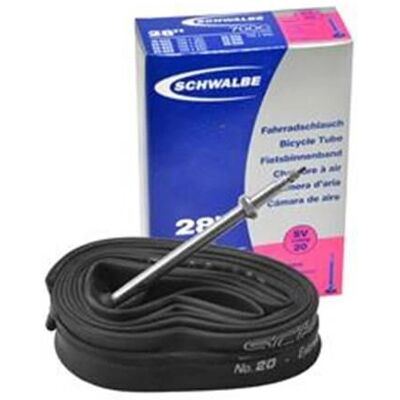 Schwalbe Schwarze 700c Ultraleichte Presta Schlauch - Straße Schwalbe Schwarze 700c Ultraleichte Presta Schlauch - Straße