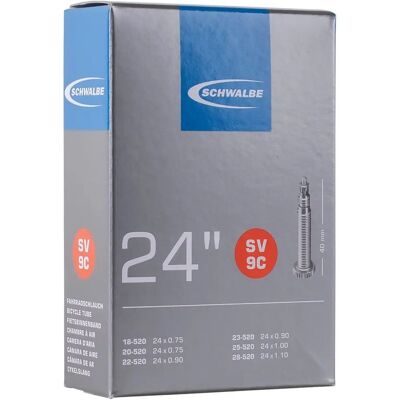 Schwalbe SV 9C Câmara de ar 24 polegadas - Preto Schwalbe SV 9C Câmara de ar 24 polegadas - Preto
