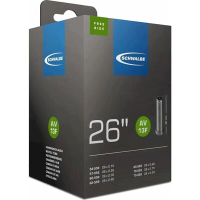 Schwalbe 26x2.10/3.00 AV 40mm Freeride Inner Tube Schwalbe 26x2.10/3.00 AV 40mm Freeride Inner Tube