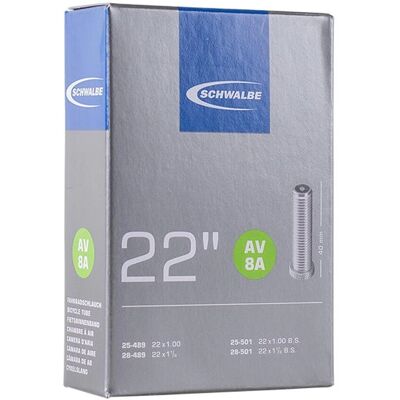 Schwalbe AV8A Fietslucht - 22" Band, Automatische Ventiel Schwalbe AV8A Fietslucht - 22" Band, Automatische Ventiel