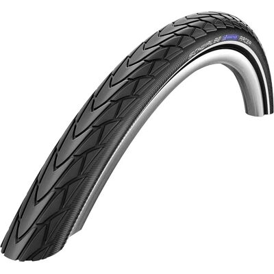 Neumático Schwalbe Marathon Racer Negro Reflectante - Neumático de bicicleta Neumático Schwalbe Marathon Racer Negro Reflectante - Neumático de bicicleta