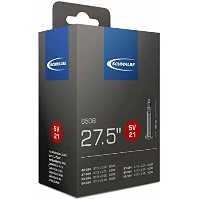 Schwalbe Black 27.5" MTB Inner Tube Presta Valve Schwalbe Black 27.5" MTB Inner Tube Presta Valve