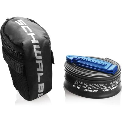 Schwalbe Bicycle Saddlebag 28 - Saddlebag with Inner Tube & Levers Schwalbe Bicycle Saddlebag 28 - Saddlebag with Inner Tube & Levers