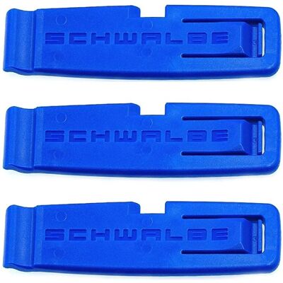 Schwalbe Fahrrad-Reifenhebel - Blau (3er Set) - Reifenwerkzeug Schwalbe Fahrrad-Reifenhebel - Blau (3er Set) - Reifenwerkzeug