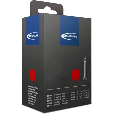 Schwalbe Fatbike MTB Binnenband - 26" 3.5-4.8" - Presta 40mm - Zwart Schwalbe Fatbike MTB Binnenband - 26" 3.5-4.8" - Presta 40mm - Zwart