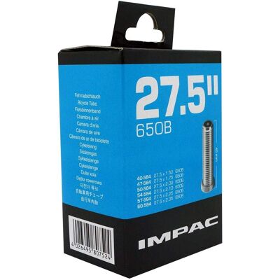 Chambre à air Impac 27,5" 1.75" - 2.25" - Schrader - Durable & Bon Rapport - Publicité Chambre à air Impac 27,5" 1.75" - 2.25" - Schrader - Durable & Bon Rapport - Publicité