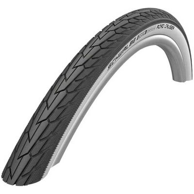 Schwalbe Fietsband Road Cruiser - Alle maten, Zwart/Wit Schwalbe Fietsband Road Cruiser - Alle maten, Zwart/Wit