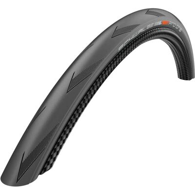 Pneu pliant sans chambre Schwalbe Pro One Evo - 650b 28mm Noir - Publicité Pneu pliant sans chambre Schwalbe Pro One Evo - 650b 28mm Noir - Publicité