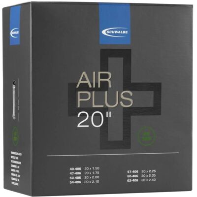 Schwalbe AV 7AP - Chambre à air vélo 20" - Noir - Publicité Schwalbe AV 7AP - Chambre à air vélo 20" - Noir - Publicité