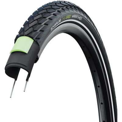Schwalbe - HS 620 GreenGuard E-50 - Pneu vélo avec protection contre crevaisons - Publicité Schwalbe - HS 620 GreenGuard E-50 - Pneu vélo avec protection contre crevaisons - Publicité