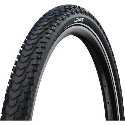Schwalbe 26-2.00 (50-559) Black Reflective Bicycle Tire Schwalbe 26-2.00 (50-559) Black Reflective Bicycle Tire