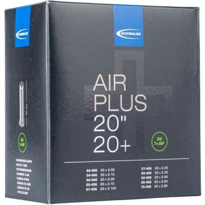 Chambre à air Schwalbe Air Plus 20-40mm - Transparent - Pour Vélos Électriques & Cargo - Publicité Chambre à air Schwalbe Air Plus 20-40mm - Transparent - Pour Vélos Électriques & Cargo - Publicité