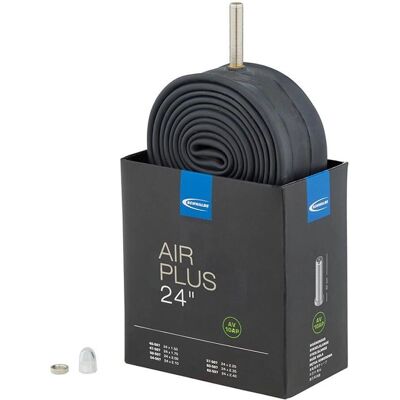 Chambre à air Air Plus Schwalbe - 24 pouces, 54/70-507, Valve automatique - Publicité Chambre à air Air Plus Schwalbe - 24 pouces, 54/70-507, Valve automatique - Publicité