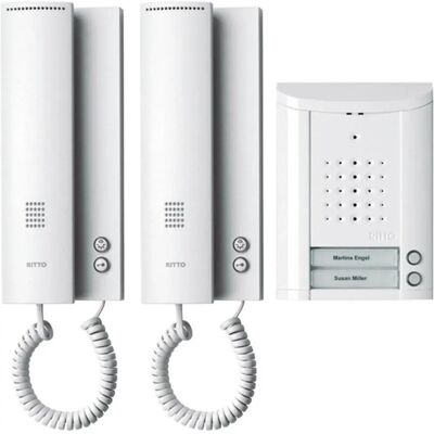 Système d'interphone audio Ritto 1841270 Blanc - Système d'interphone - Publicité Système d'interphone audio Ritto 1841270 Blanc - Système d'interphone - Publicité
